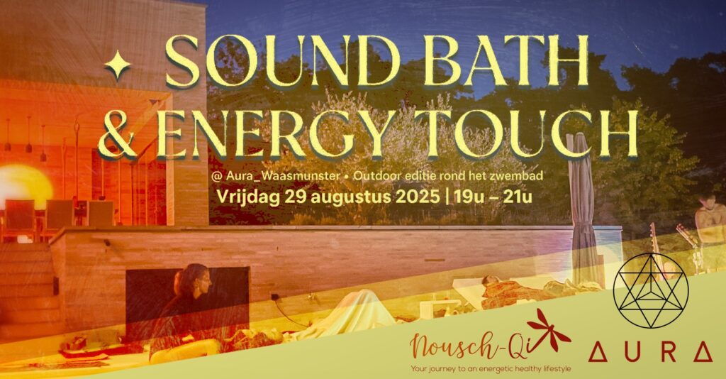  SOUND BATH & ENERGY TOUCH — OUTDOOR EDITIE aan het zwembad 29/08/2025